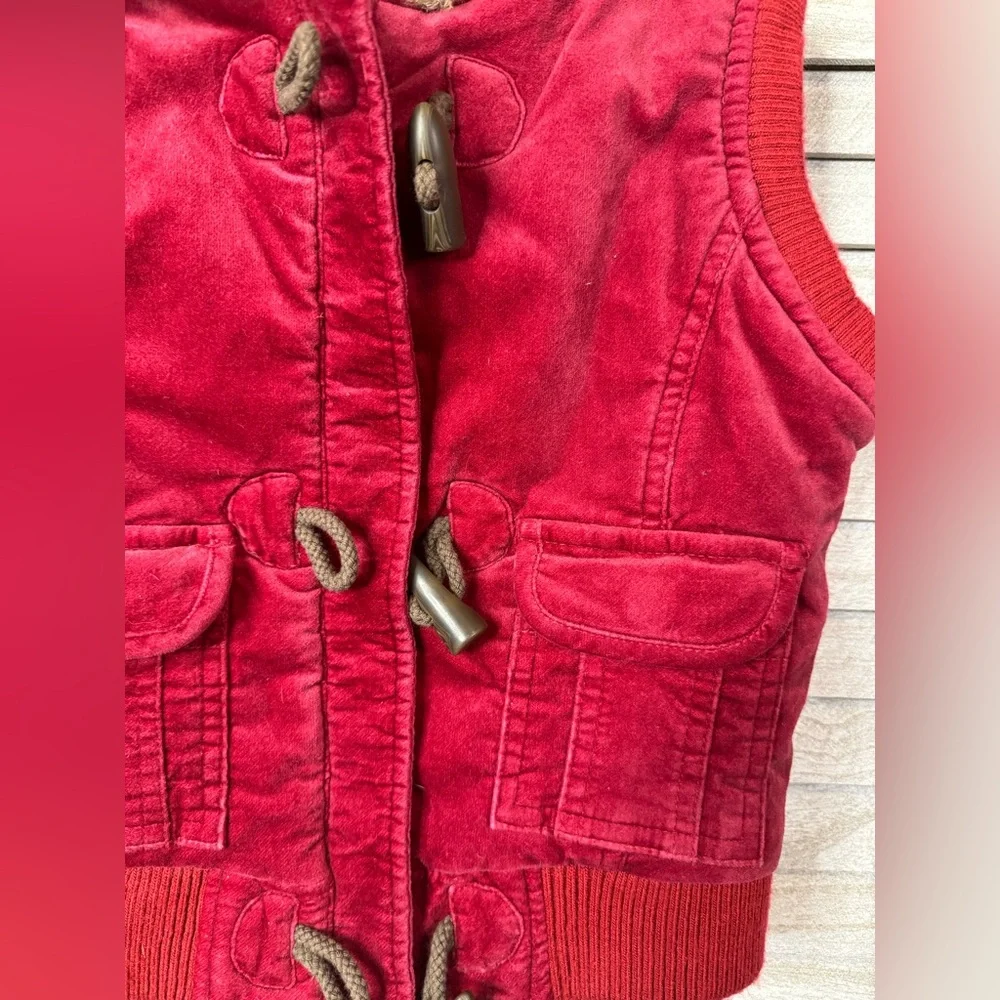 Old Navy Velvet Vest with Faux Fur Collar. Size Small. Great condition. Fall